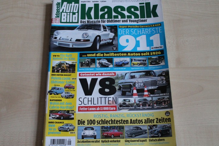 Deckblatt Auto Bild Klassik (09/2013)